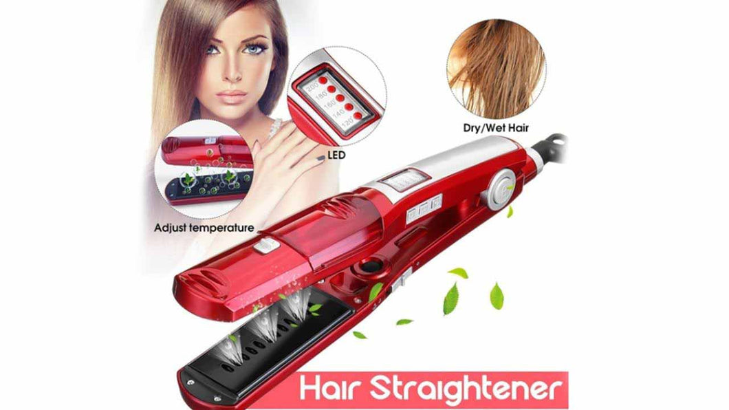 steam hair straightener: بريسة بالبخار